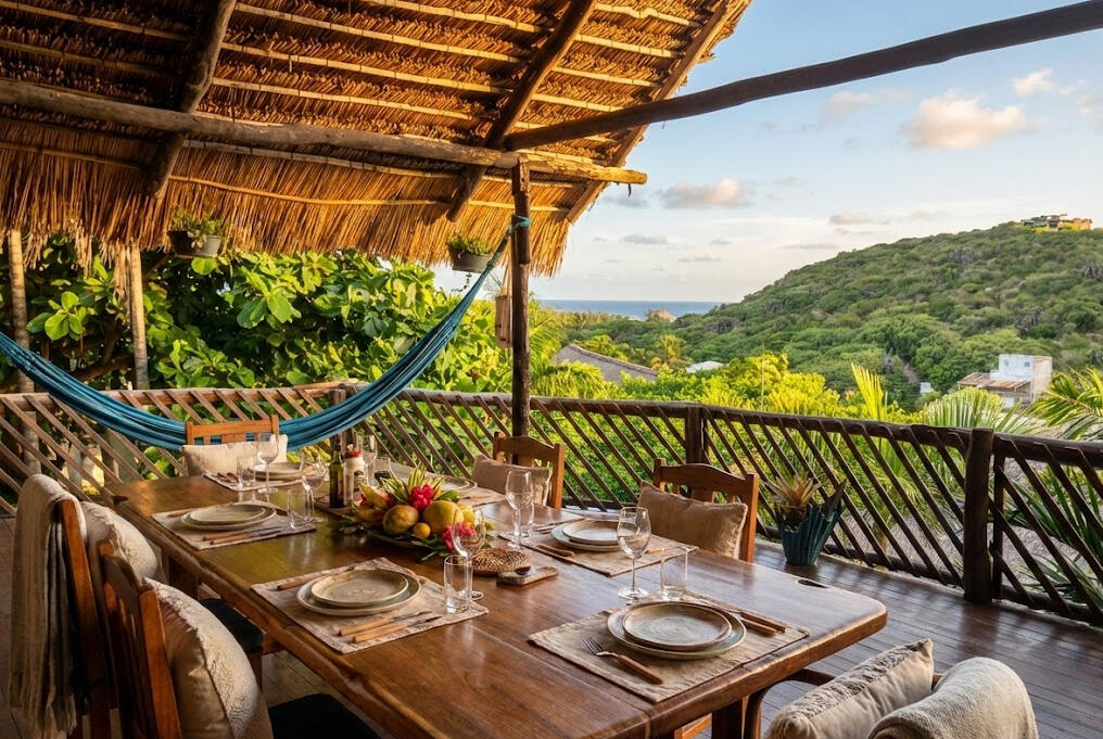 Veranda at Vista Bonita, Tofo, Mozambique